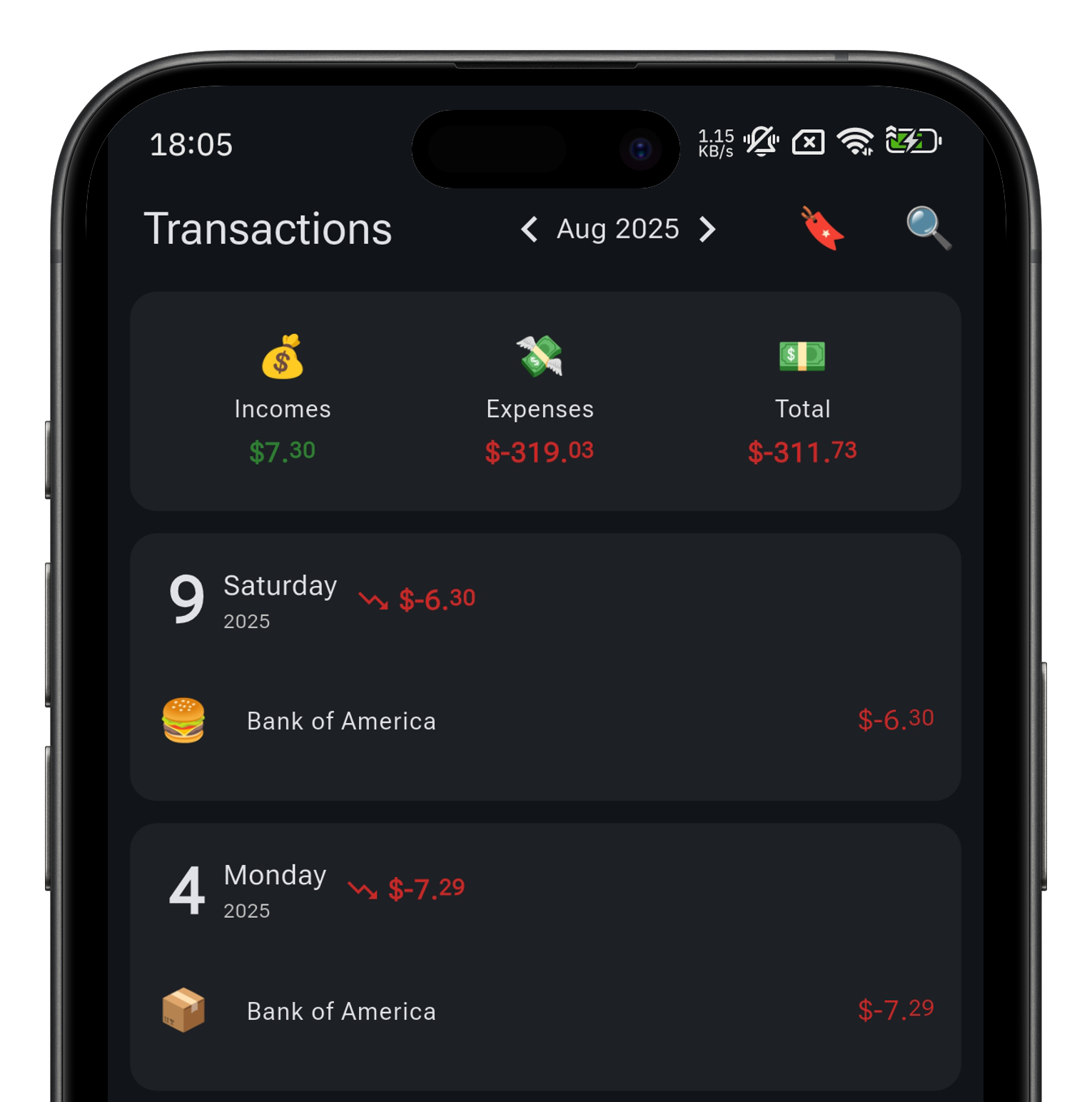 app mockup